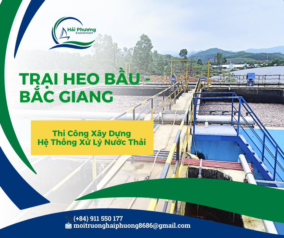 hệ thống xử lý nước thải trại heo