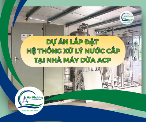 Lắp đặt hệ thống xử lý nước cấp cho nhà máy
