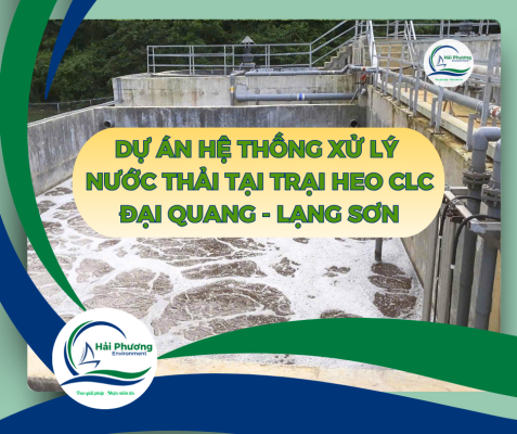 xây dựng hệ thống xử lý nước thải trại heo CLC
