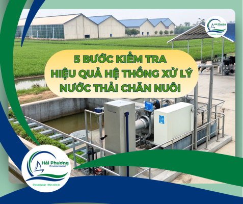 KIỂM TRA HIỆU QUẢ HỆ THỐNG XỬ LÝ NƯỚC THẢI CHĂN NUÔI