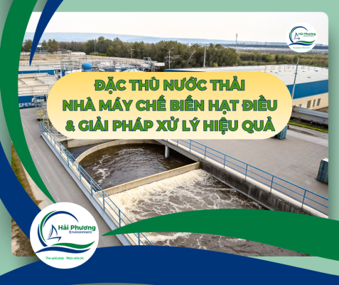 ĐẶC THÙ NƯỚC THẢI NHÀ MÁY CHẾ BIẾN HẠT ĐIỀU