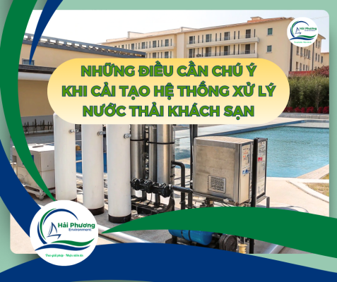cải tạo hệ thống xử lý nước thải khách sạn