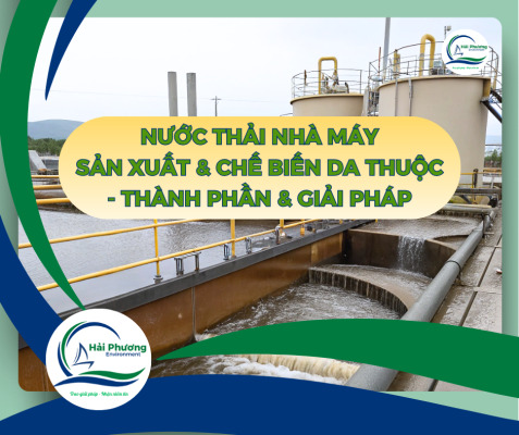 ĐẶC THÙ NƯỚC THẢI NGÀNH DA THUỘC