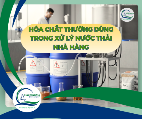 HÓA CHẤT DÙNG TRONG XỬ LÝ NƯỚC THẢI NHÀ HÀNG